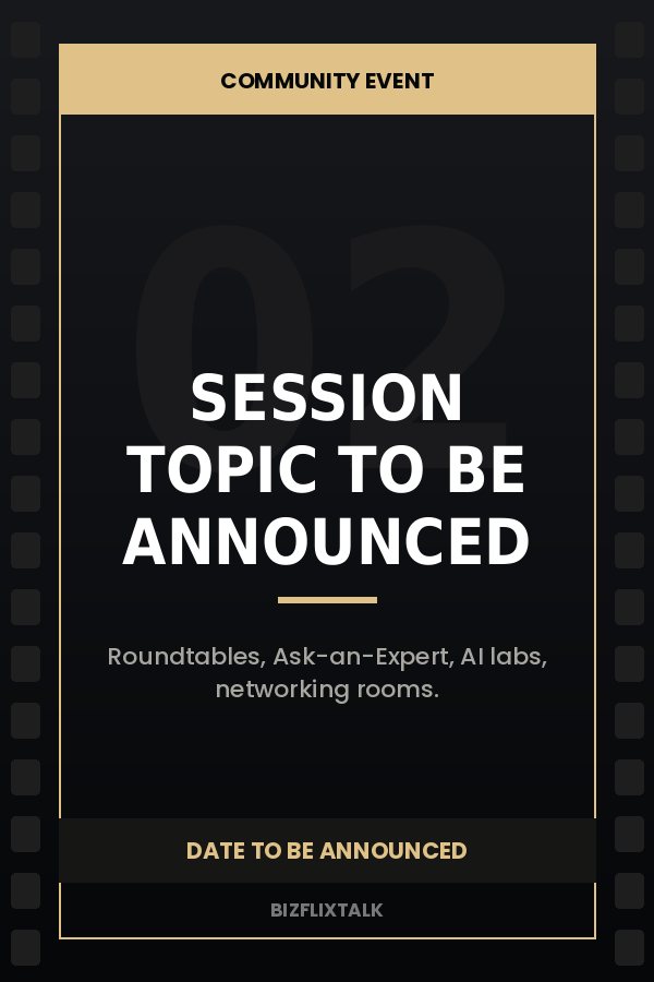 Upcoming community event — placeholder poster