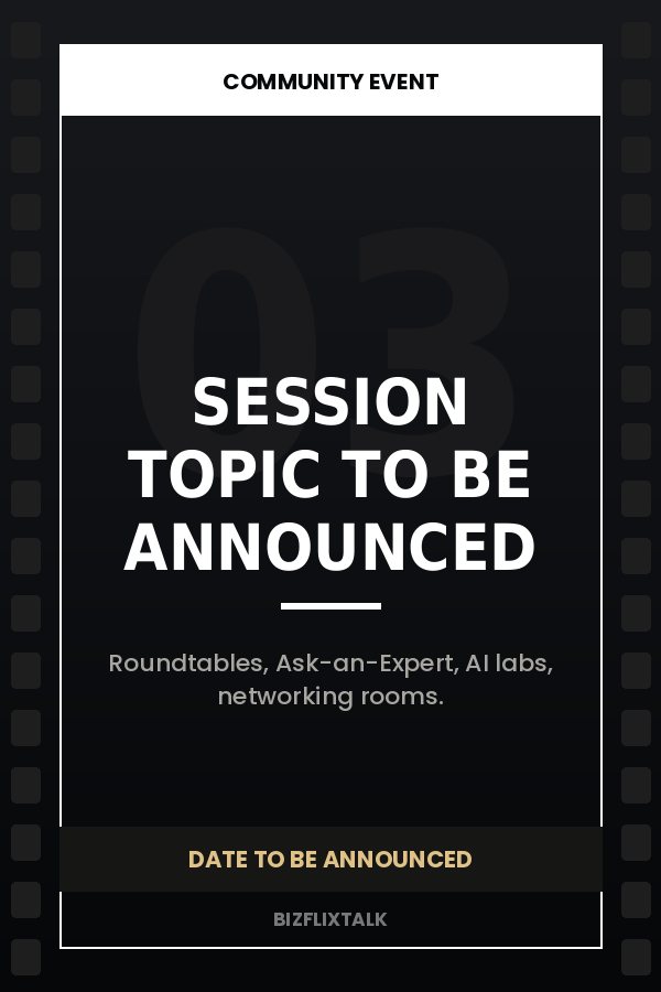 Upcoming community event — placeholder poster