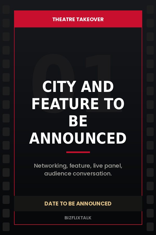 Upcoming Live Theatre Takeover — placeholder poster
