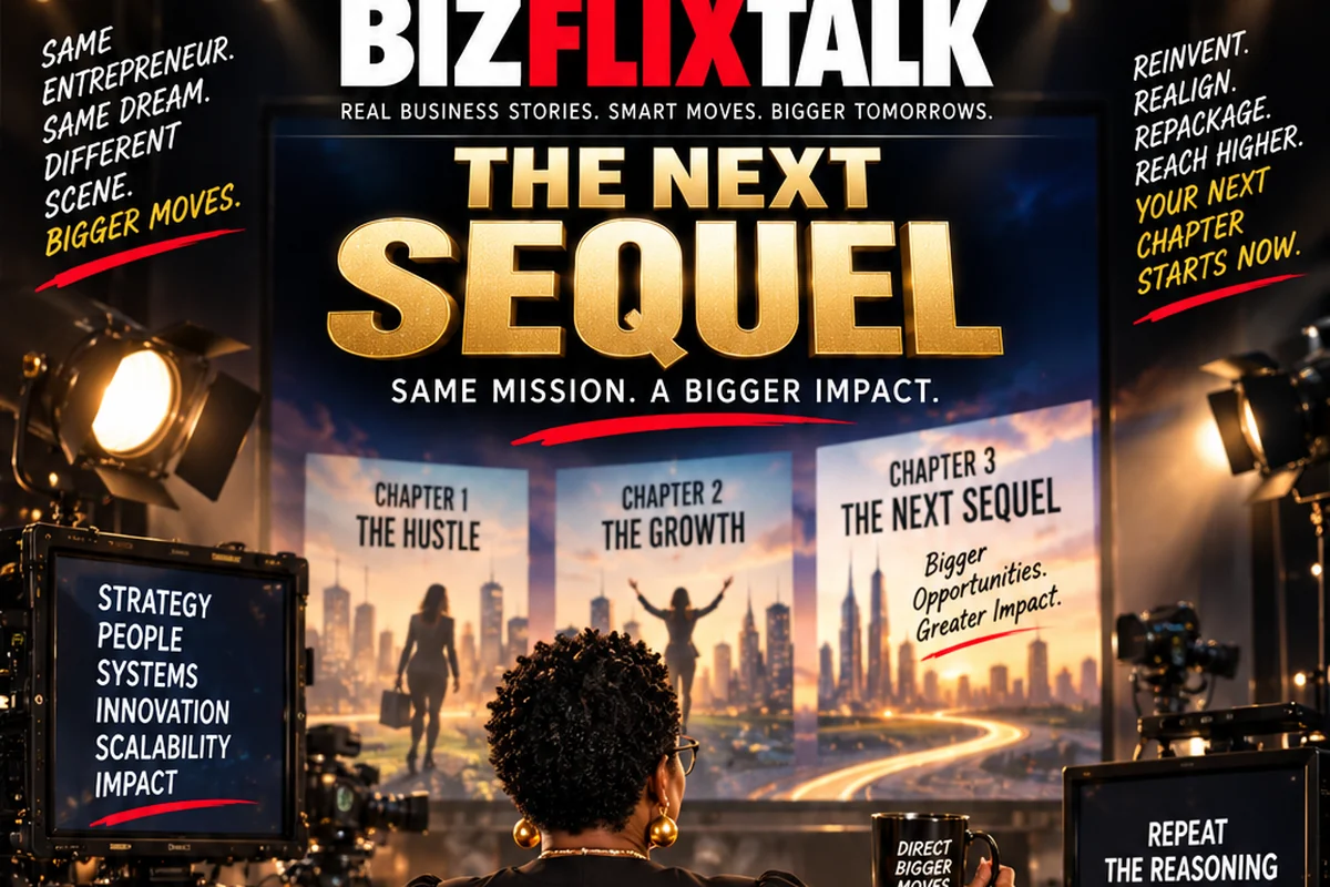 BizFlixTalk cover: The next sequel - same mission, a bigger impact
